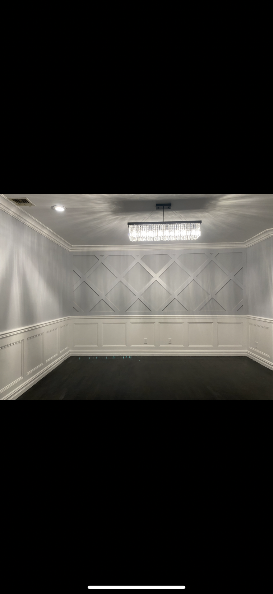 Custom Wainscoting & Trim completed by Colonial Crete in Long Island, NY